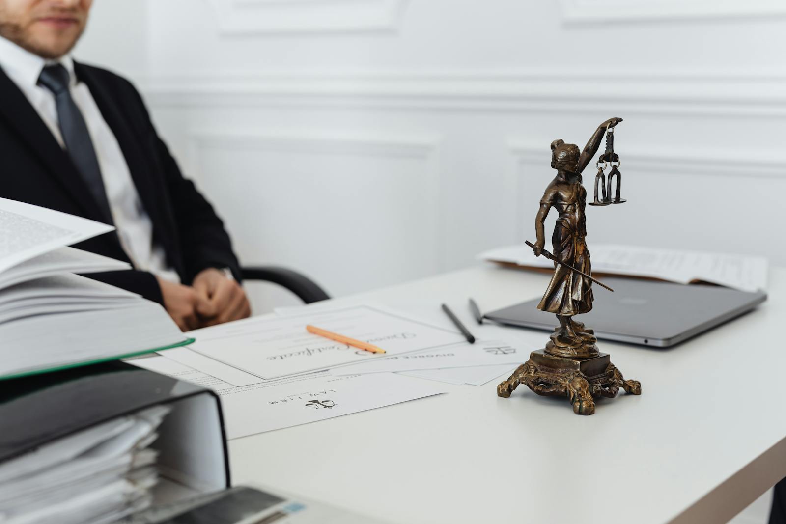 Attorney at a desk